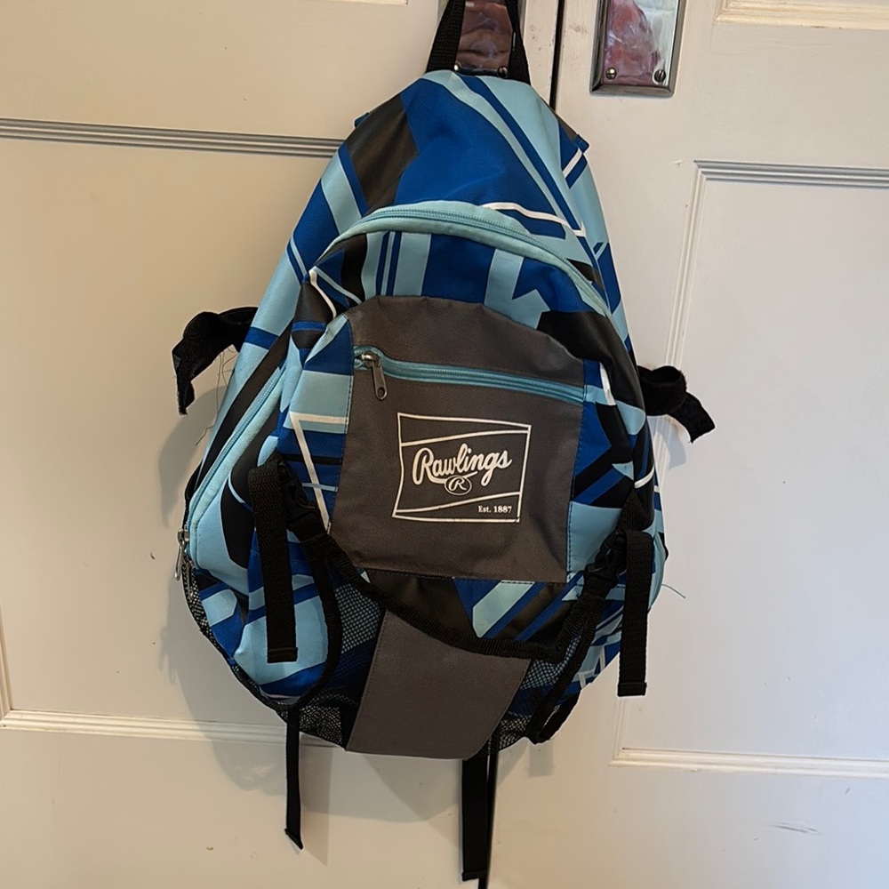 Rawlings Blue and Gray Men's Backpack